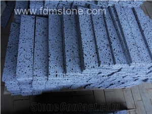 Hainan Lava Stone Black Basalt Flooring Tiles,Walling Covering Tiles, Big Slab,Window Sills Machine Cut,Honed,Brushed,Split