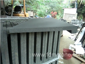Honed Hainan Black Basalt,Sawn Hai Nan Black,Machine Nergo Basalto Slabs & Tiles