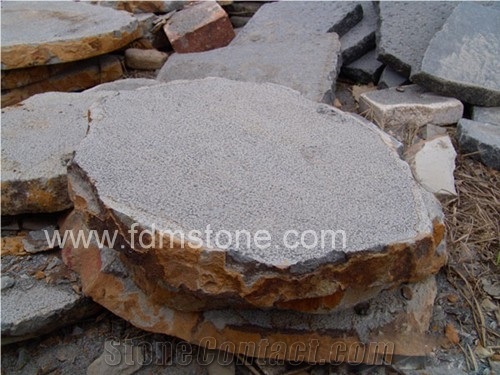 Random Basalt Paving Stone Cheap Flagstone, Andesite Flagstone