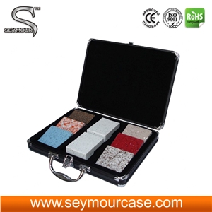 Aluminium Display Suitcase Of Stone Samples