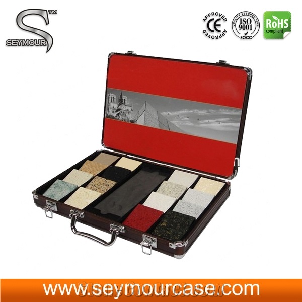 Aluminum Case Fashion Style Display Suitcase Sample Brief Case