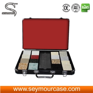 Display Case Aluminium Display Suitcase Of Stone Sample Display Case