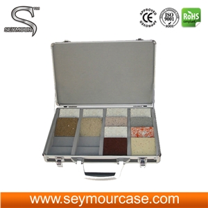Display Sample Case Floor Tile Aluminum Fashion Display Suitcase Quartz Stone Display Case