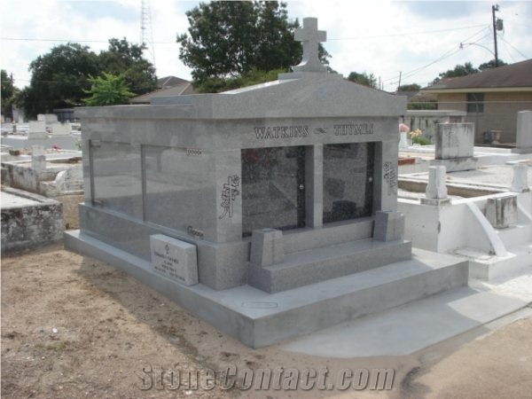 Barre Grey Granite Mausoleum