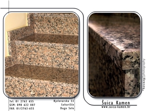 Emeljanov Red Granite Steps&Stairs