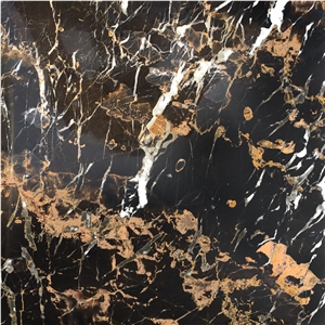 Black & Gold Marble Slabs & Tiles