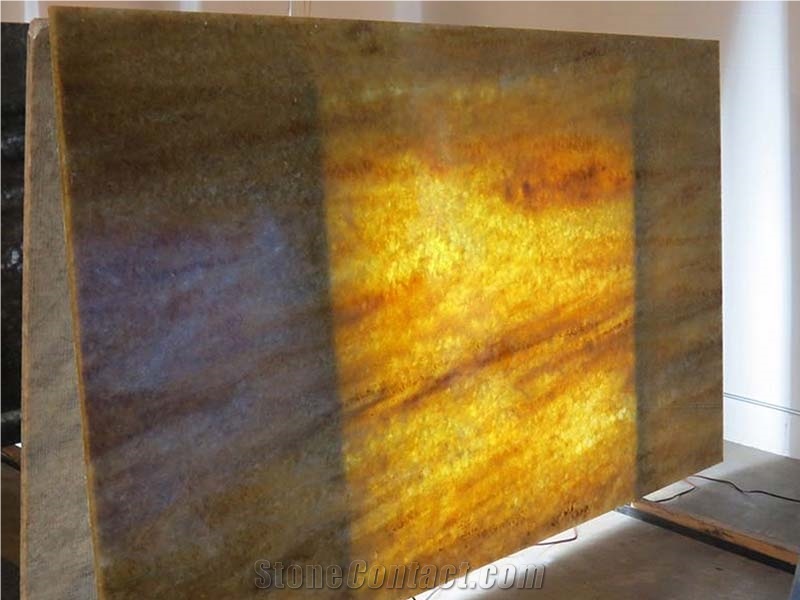 Yellow Gemstone Slab 100 Natural Translucent Crystaline Stone, Citrine Gems Slabs & Tiles