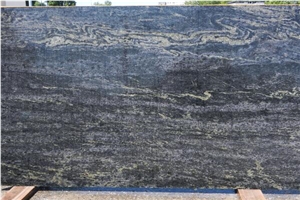 Blue Barracuda Granite Slabs, Brazil Blue Granite