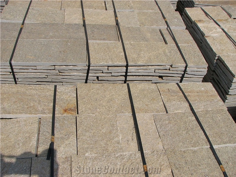 Beige Grey Slate Cut to Size Tiles for Walling, Karistos Beige Slate Slabs & Tiles