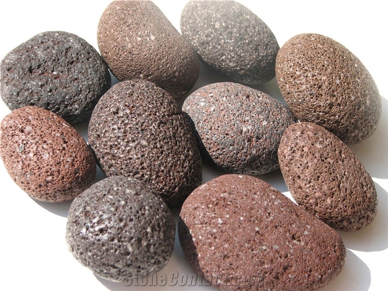 Red Lava Stone Pebbles
