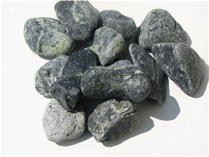 Verde Marble Pebbles, Dark Green Marble Pebbles, Veria Green Marble Pebbles