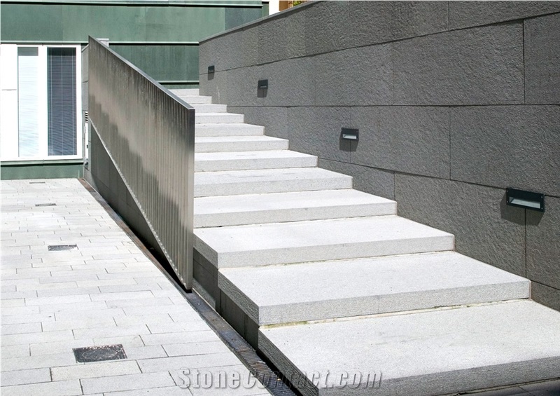 Kuru Grey Granite Stairs