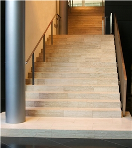 Travertino Romano Travertine Staircase