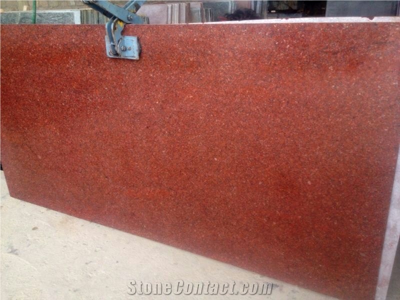Ruby Red Granite Slabs & Tiles, Red Polished Granite Floor Tiles, Wall Tiles
