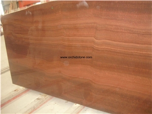 Polished Gold Wooden Marble Slabs & Tiles, China Golden Marble