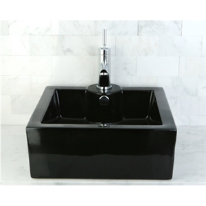 Contemporary-Bathroom-Sinks, Black Granite Sinks