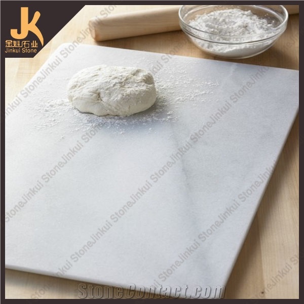 Cutting Board Tray, White Marble Kitchen Accessories