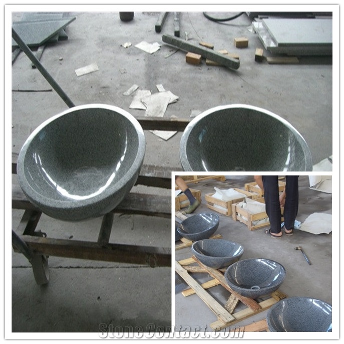Stone Sink from Jinkui, Grey Granite Sinks