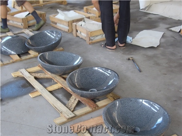 Stone Sinks from Jinkuistone, Grey Granite Sinks