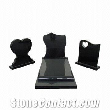 Tombstone Gifts, Black Granite Monument & Tombstone