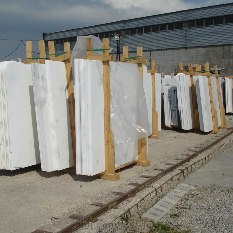 Canaria White Marble Slabs, Turkey White Marble