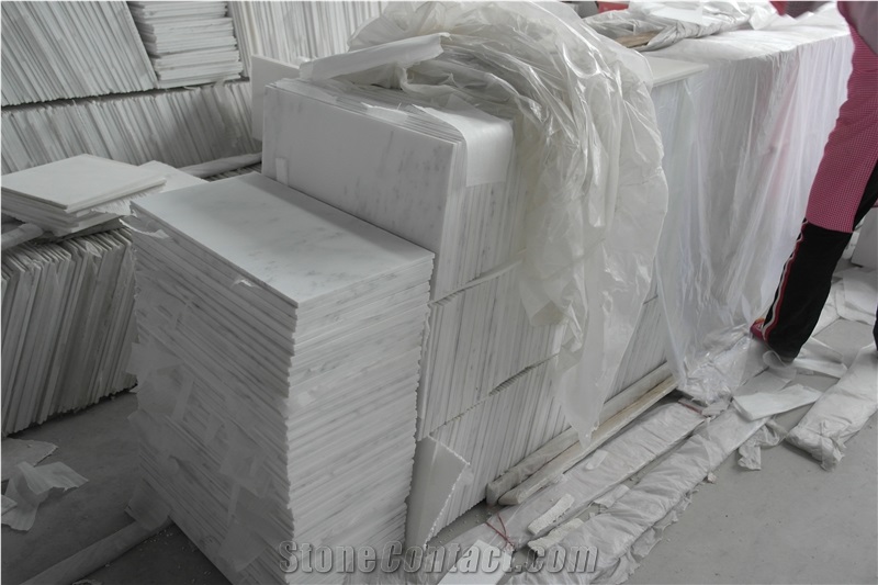 New Oriental White, China Statuarrio, Snow White Polished Tiles