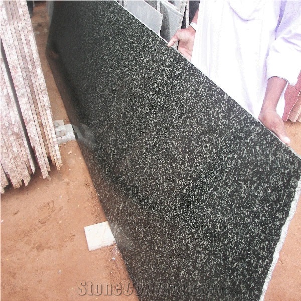 Hassan Green Granite Slabs, India Green Granite from India