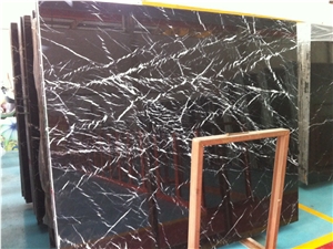 Nero Marquina with More White Veins Marble Slabs & Tiles,China Marquina Marble,China Black Marble