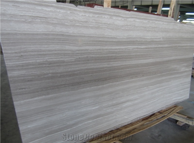 White Wood Grain Marble Slabs & Tiles,China White Marble,White Wooden Marble