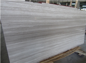 White Wood Grain Marble Slabs & Tiles,China White Marble,White Wooden Marble