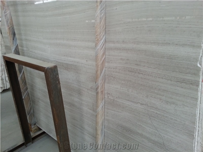White Wooden Marble Tiles & Slabs