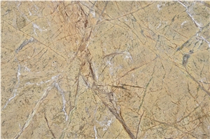 Marble Rainforest Gold Slabs & Tiles, India Brown Marble