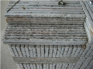 China Brown Wood Vein Slate Ledge Stone, Wall Cladding Panels