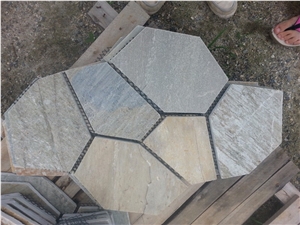 Muliticolor Color Slate Flagstone for Paving