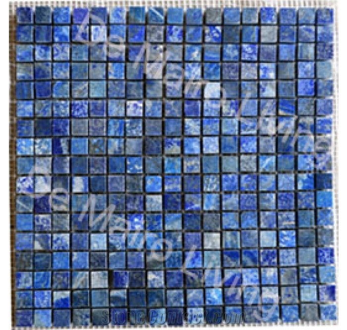 Afghan Lapis Lazuli Mosaic for Pools and Spa