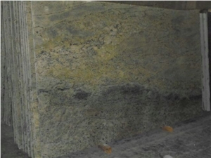 Surf Green Granite Gang Saw Slabs, Green Granite Kitchen Countertops