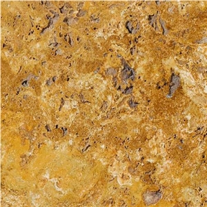 Denizli Yellow Travertine Slabs & Tiles, Turkey Yellow Travertine