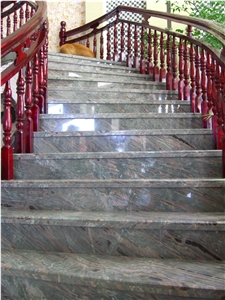 Hua"An Jade Stairs and Steps, Green Onyx Stairs