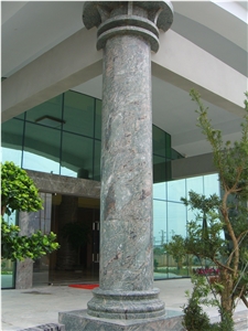 Stone Colomn and Pillar, Green Onyx Column