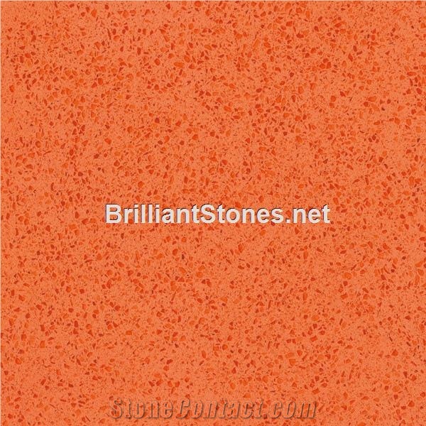 Orange Red Quartz Stone(8029 Lucky Orange)