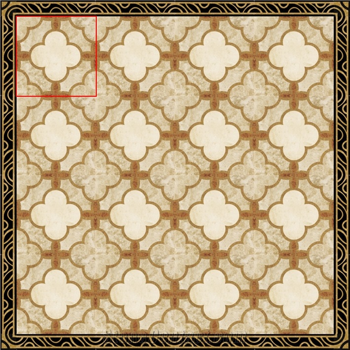 Marble Magic Medallion Floor Tiles