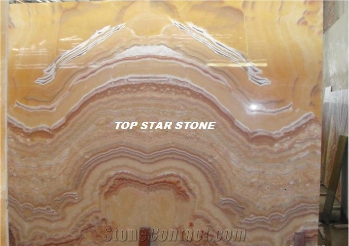 Alabaster Yellow Marble Onyx Slabs & Tiles, Alabaster Vein Yellow Onyx Slabs & Tiles