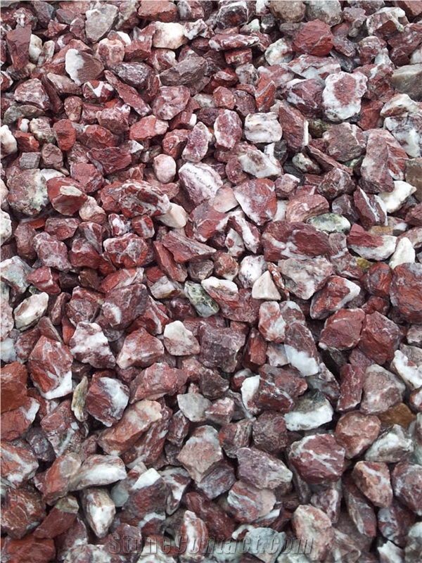 Rosso Levanto Marble Pebble Stone