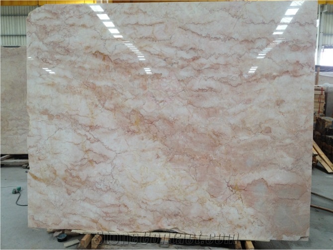 New Classic Royal Beige Rose Cream Marble Slab from China 