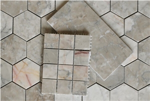 Abedul Azul Marble Mosaic Tiles
