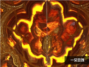 Red Onyx Slabs & Tiles