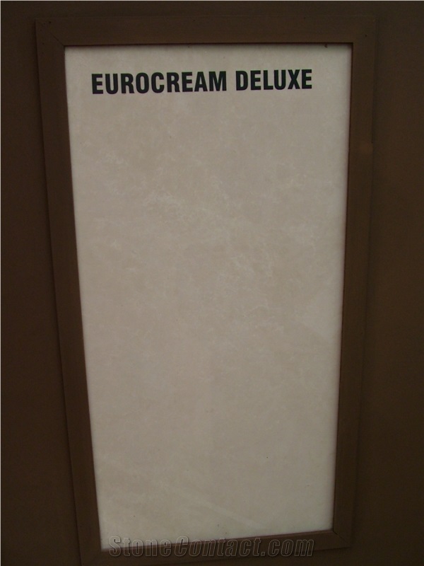 Eurocream Deluxe Marble Tiles, Slabs