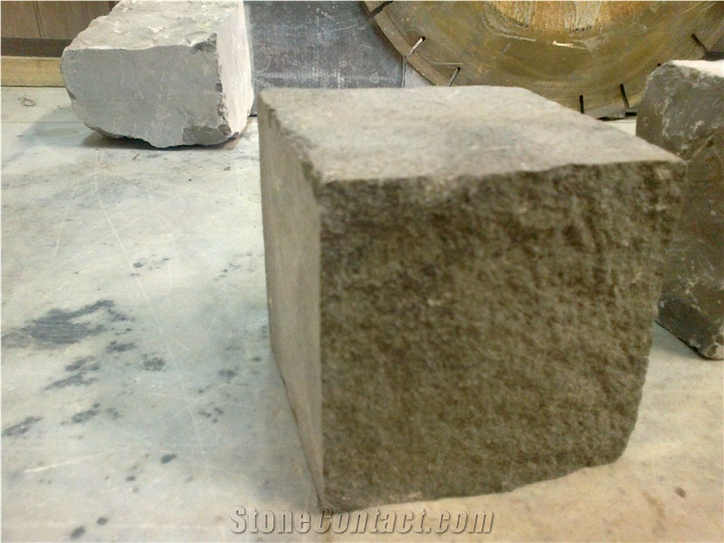 Iran Basalt Cobble Stone, Black Basalt Cube Stone, Pavers