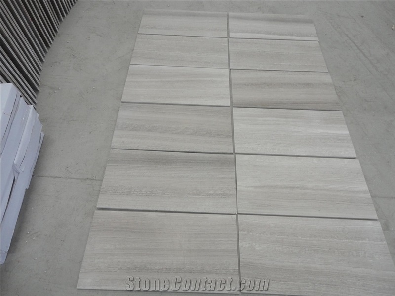 Wooden White Marble for Building Decoration Slabs & Tiles, China White Marble