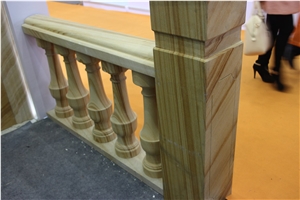 Balustrade & Railings_3, Yellow Marble Balustrade & Railings